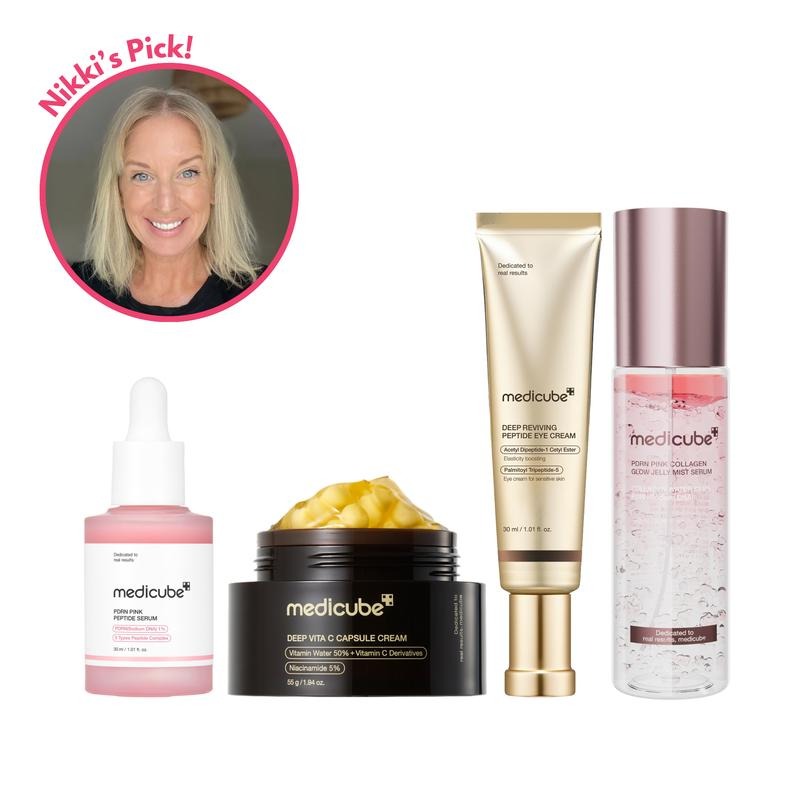 Medicube PDRN Pink Glow & Deep Vita C Reviving Set – Ultimate Radiance & Brightening Kit
