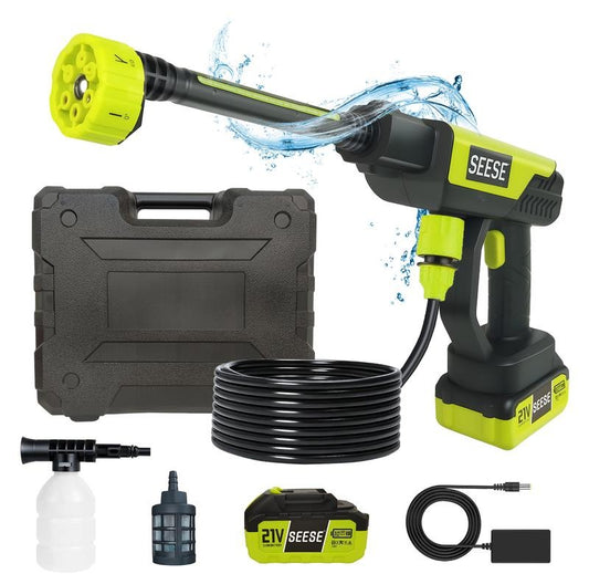 21V Heavy-Duty Cordless High-Pressure Washer