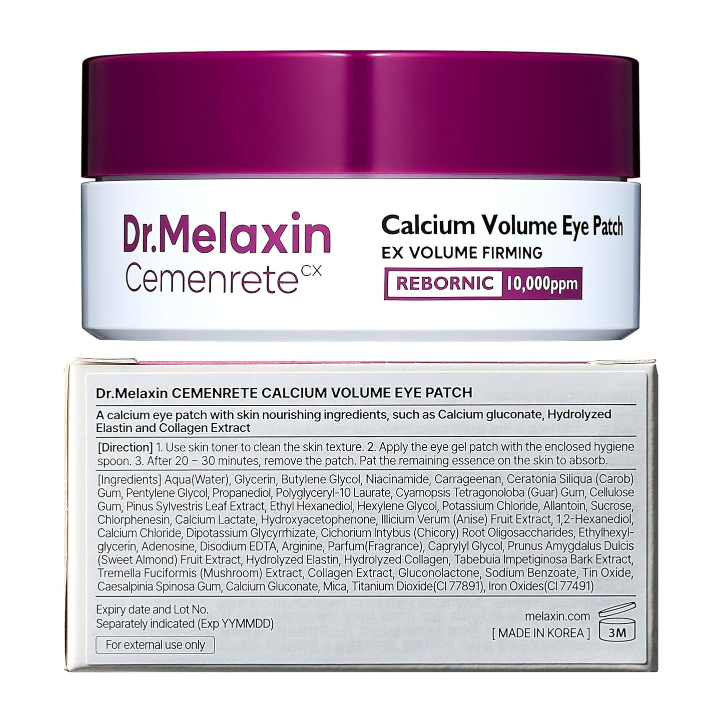 Cemenrete Calcium Volume Eye patch - Bundle