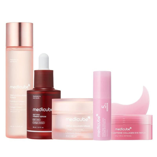 Medicube Triple Collagen & Volume Firming Routine – Advanced Anti-Aging Skincare Kit