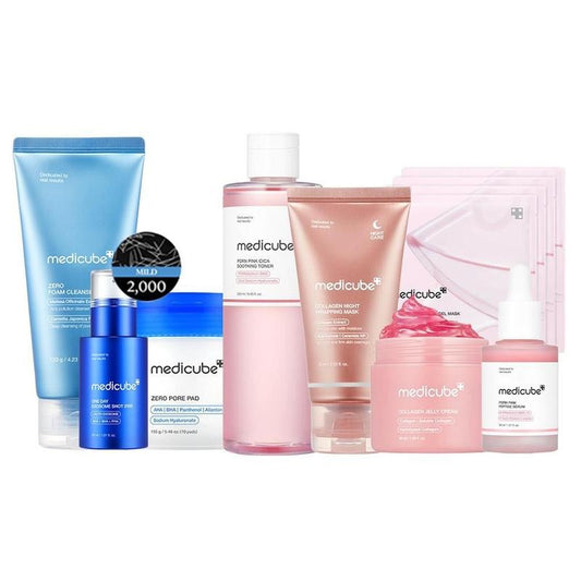 Advanced Pore & Cica Soothing Complete Box - 7-Piece Premium Glass Skin Routine